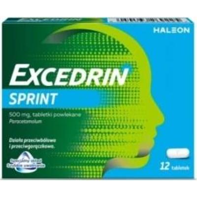 EXCEDRIN Sprint 500mg x 12 tabletek