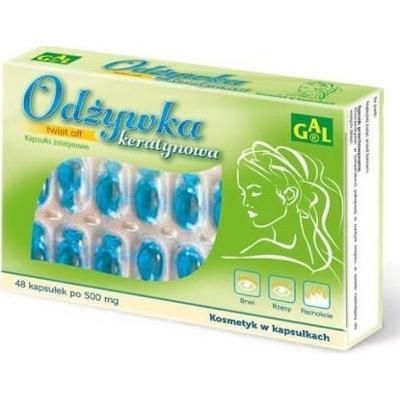 ODŻYWKA Keratynowa x 48 kaps. żelatynowych