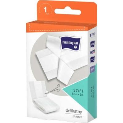 Matopat Soft plaster z opatrunkiem do cięcia 8cm x 1m x 1 sztuka