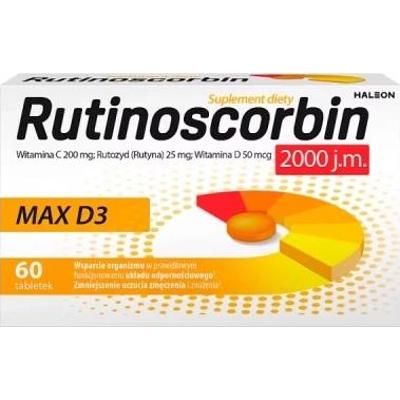 Rutinoscorbin Max D3 x 60 tabletek