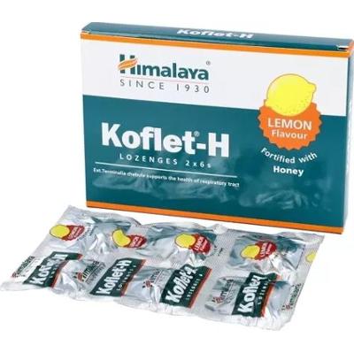 Himalaya Koflet-H Lemon x 12 pastylek do ssania