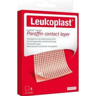 Leukoplast Cuticell Paraffine plastry 5x5cm x 5 sztuk