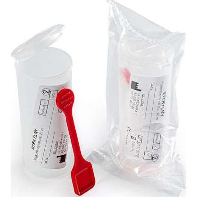 Pojemnik na kał sterylny jednorazowy z naklejką 20ml x 1 sztuka