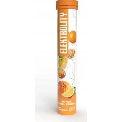Elektrolity o smaku pomarańczowym x 20 tabletek musujących