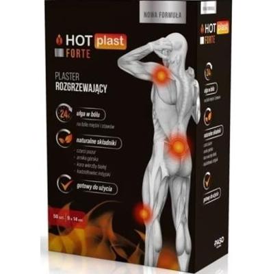 Hot Plast Forte plaster rozgrzewający 9cm x 14cm x 1 sztuk