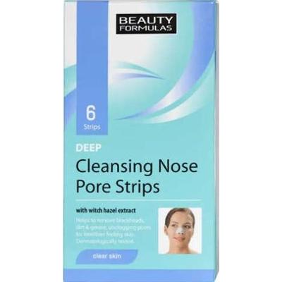 BEAUTY FORMULAS Paski głęboko oczyszczające na nos x 6 sztuk