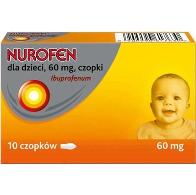 NUROFEN 60mg x 10 czopków