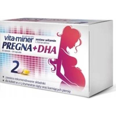Vita-miner Pregna + DHA x 30 tabletek + 30 kapsułek