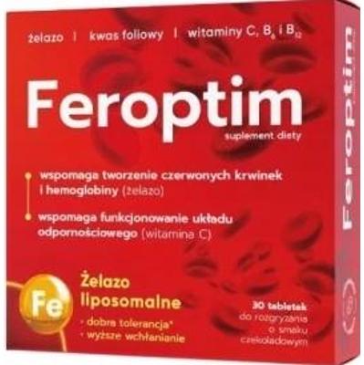 Feroptim x 30 tabletek do rozgryzienia