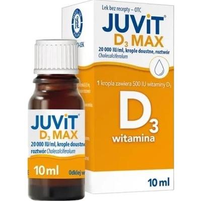 Juvit D3 Max 20 000 IU/ml krople doustne 10ml