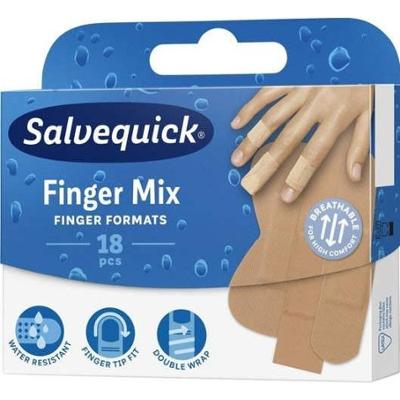 PLASTER SALVEQUICK FINGER MIX x 18 sztuk