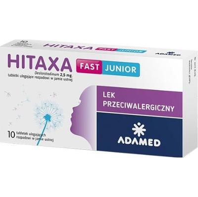 Hitaxa Fast Junior 2,5mg x 10 tabletek ulegających rozpadowi w jamie ustnej