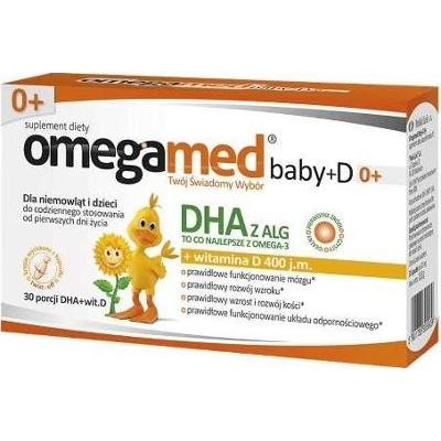 Omegamed Baby+D 0+ x 30 kapsułek