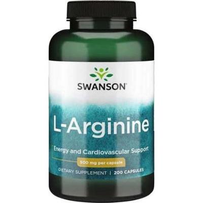 SWANSON L-arginina 500mg x 200 kapsułek