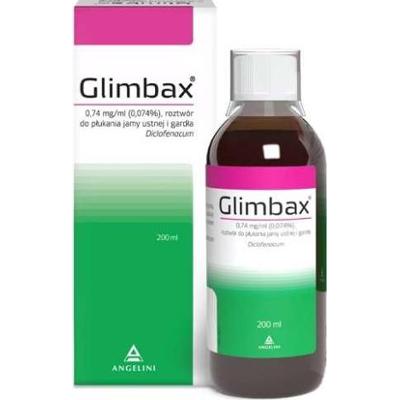 GLIMBAX roztwór do płukania jamy ustnej i gardła 200ml