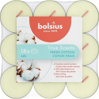 Bolsus True Scents Świeża Bawełna podgrzewacze zapachowe 4 godzinne - 18 sztuk
