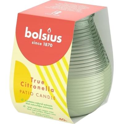 Bolsius Patiolight Citronella Zielona świeca zapachowa 94/91 w szkle