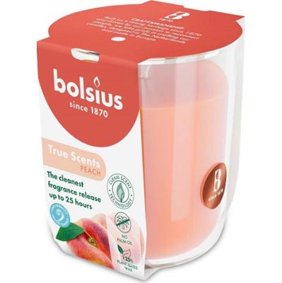 Bolsius True Scents Brzoskwinia świeca zapachowa 80/73 w szkle