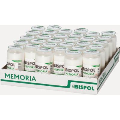 Bispol Memoria w02 wkłady olejowe do zniczy 2 dni palenia 30 sztuk
