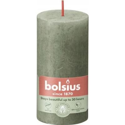 Bolsius Rustic Shine Zielona Oliwka świeca dekoracyjna 100/50