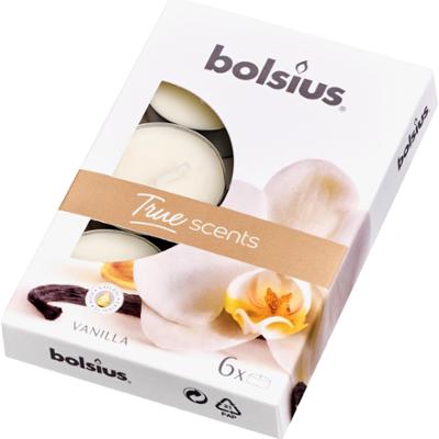 Bolsius True Scents Wanilia podgrzewacze zapachowe 4 godzinne - 6 sztuk