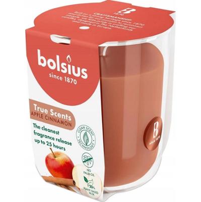 Bolsius True Scents Jabłko z Cynamonem świeca zapachowa 80/73 w szkle