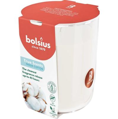 Bolsius True Scents Świeża Bawełna świeca zapachowa 97/85 w szkle