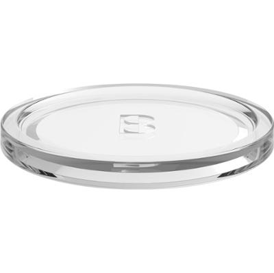 Bolsius świecznik szklany okrągły talerzyk 110mm