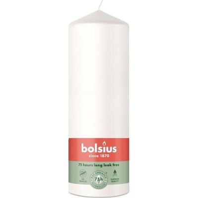 Bolsius Essentials Mroźna Biel świeca pieńkowa 200/68mm