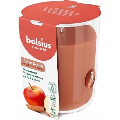 Bolsius True Scents Jabłko z Cynamonem świeca zapachowa 97/85 w szkle