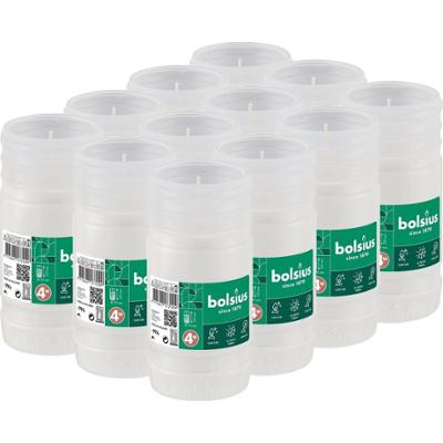 Bolsius wkład parafinowy RP4W zgrzewka 12 sztuk (79h)