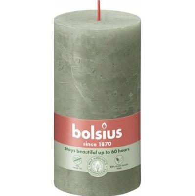 Bolsius Rustic Shine Zielona Oliwka świeca dekoracyjna 130/68