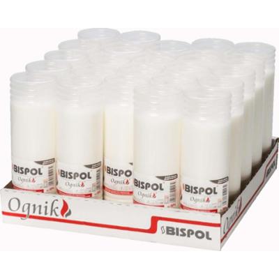 Bispol Ognik WP4 wkłady parafinowe do zniczy o czasie palenia 4 dni sztuki