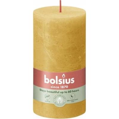 Bolsius Rustic Shine Miodowy Żółty świeca dekoracyjna 130/68