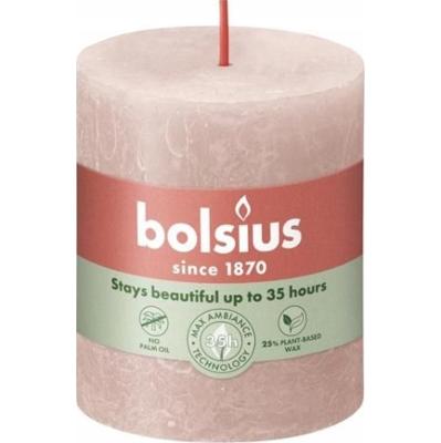 Bolsius Rustic Shine Mglisty Róż świeca dekoracyjna 80/68