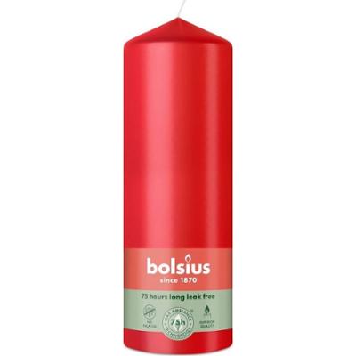 Bolsius Essentials Delikatny Czerwony świeca pieńkowa 200/68mm