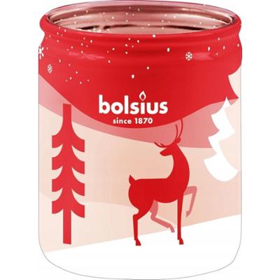 Bolsius True Glow świąteczna świeca zapachowa w szkle 82/68 - Żurawina