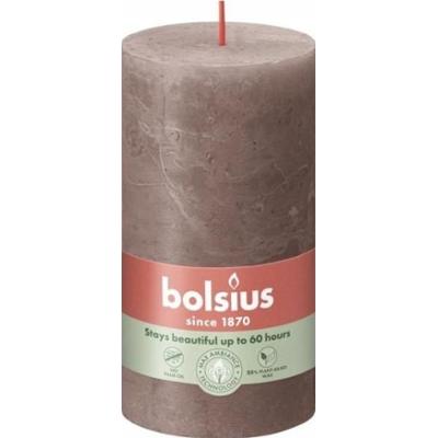 Bolsius Rustic Shine Taupe świeca dekoracyjna 130/68