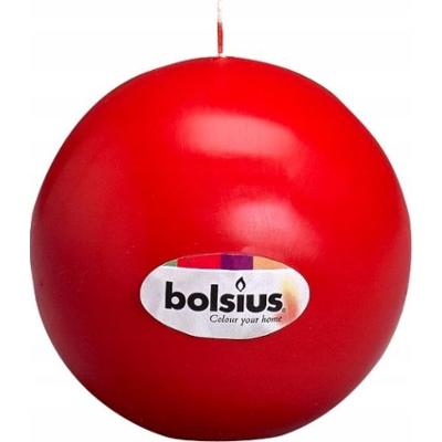 Bolsius Czerwona świeca kula 70mm