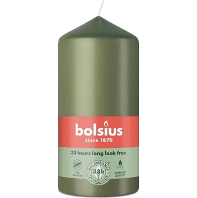 Bolsius Essentials Zielona Oliwka świeca pieńkowa 120/58mm