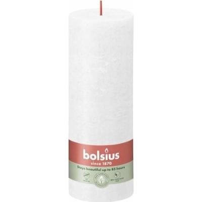 Bolsius Rustic Shine Mroźna Biel świeca dekoracyjna 190/68