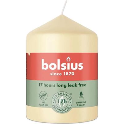 Bolsius Essentials Beżowy świeca pieńkowa 80/58mm