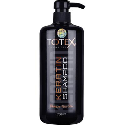 Totex Keratin Shampoo - szampon do włosów z keratyną, 750ml