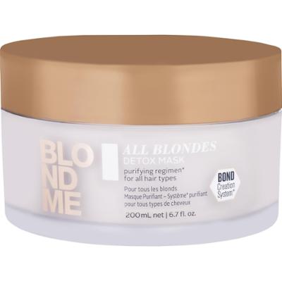 Schwarzkopf BlondMe All Blondes Detox Mask – oczyszczająca maska do włosów blond 200ml
