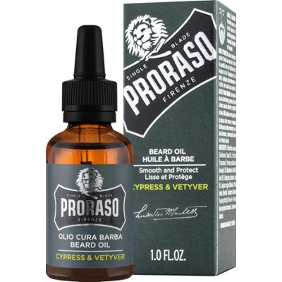 Proraso Cypress & Vetyver Beard Oil - cyprysowy olejek do brody, 30ml
