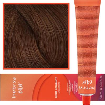 Inebrya Color - farba krem koloryzujący do włosów, 100ml 7/7 | Brązowy Blong (Orzech)