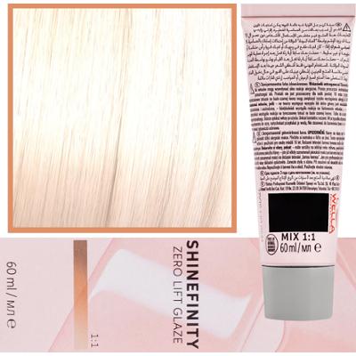 Wella Shinefinity Zero Lift Glaze - profesjonalna farba do włosów, 60ml 09/36 | Bardzo Jasny Fioletowy Złocisty Blond