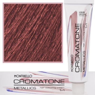Montibello Cromatone Metallics, wielofunkcyjna farba do włosów 60 ml 7,52 M | Mahoniowy Perłowy Średni Blond