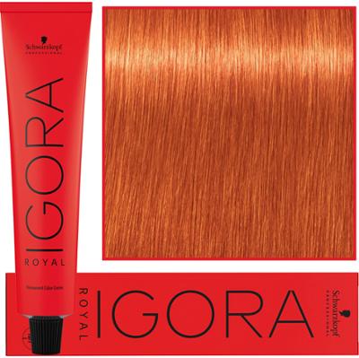 Schwarzkopf Professional Igora Royal - trwała farba do włosów o innowacyjnej formule, 60ml 0-77 | Koncentrat Miedziany