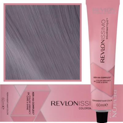 Revlon Revlonissimo Colorsmetique - kremowa farba do włosów, 60ml 012 | Opalizujący Szary